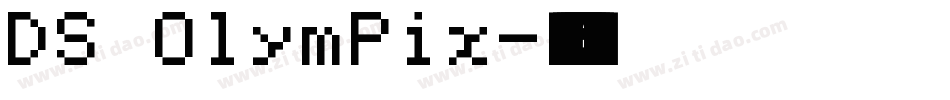 DS OlymPix字体转换